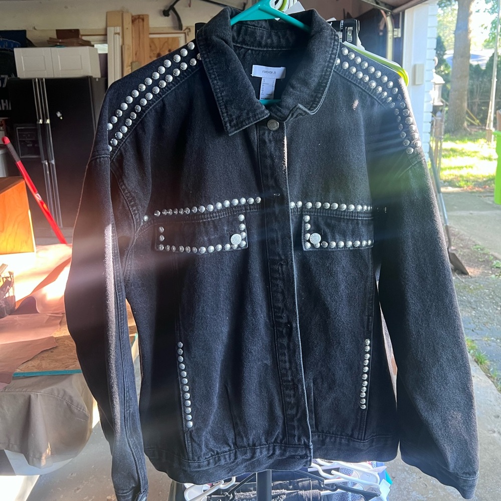 Forever 21 Black Denim Jacket